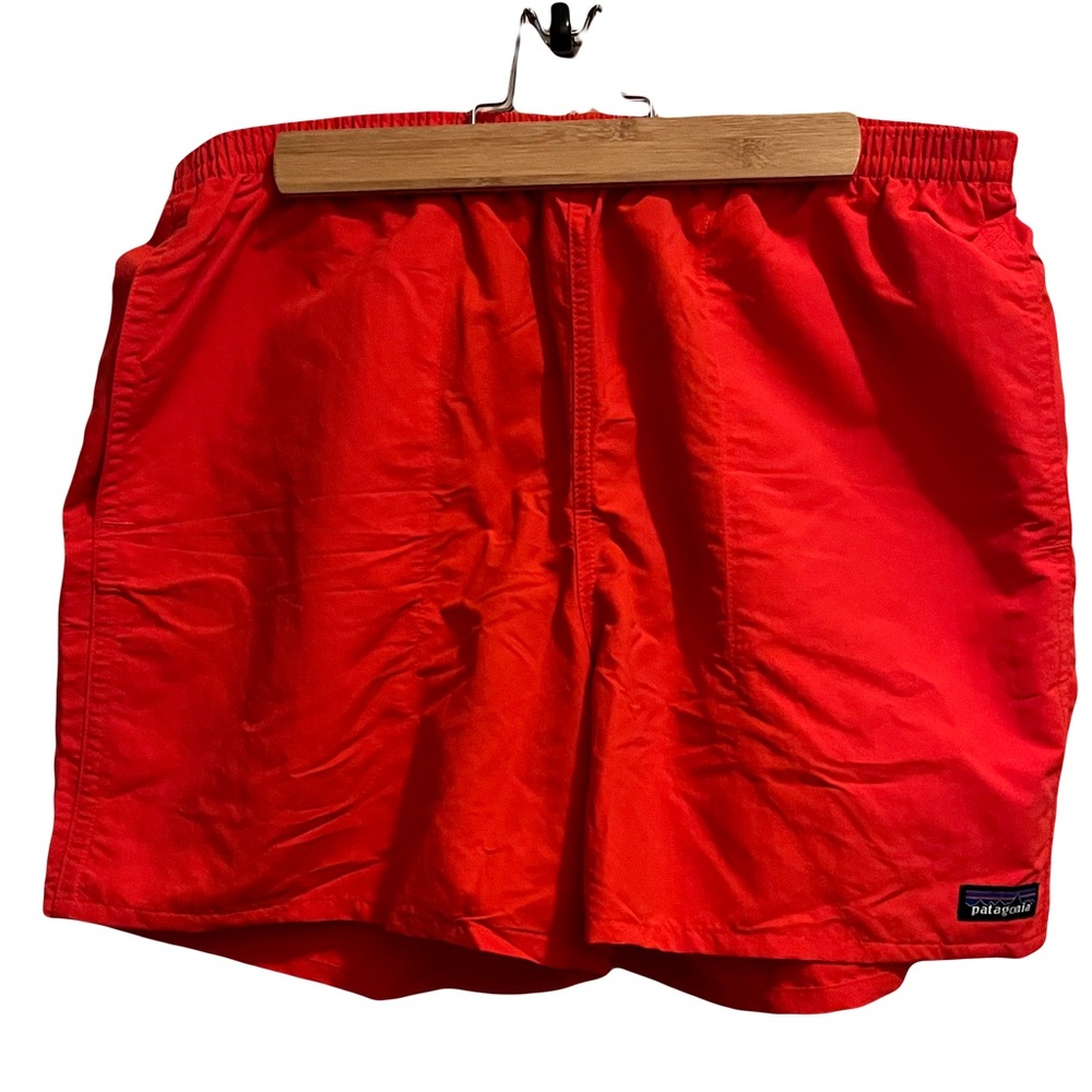 Patagonia Men's Baggies Large 5" Sizzle Red (Reddish Orange)